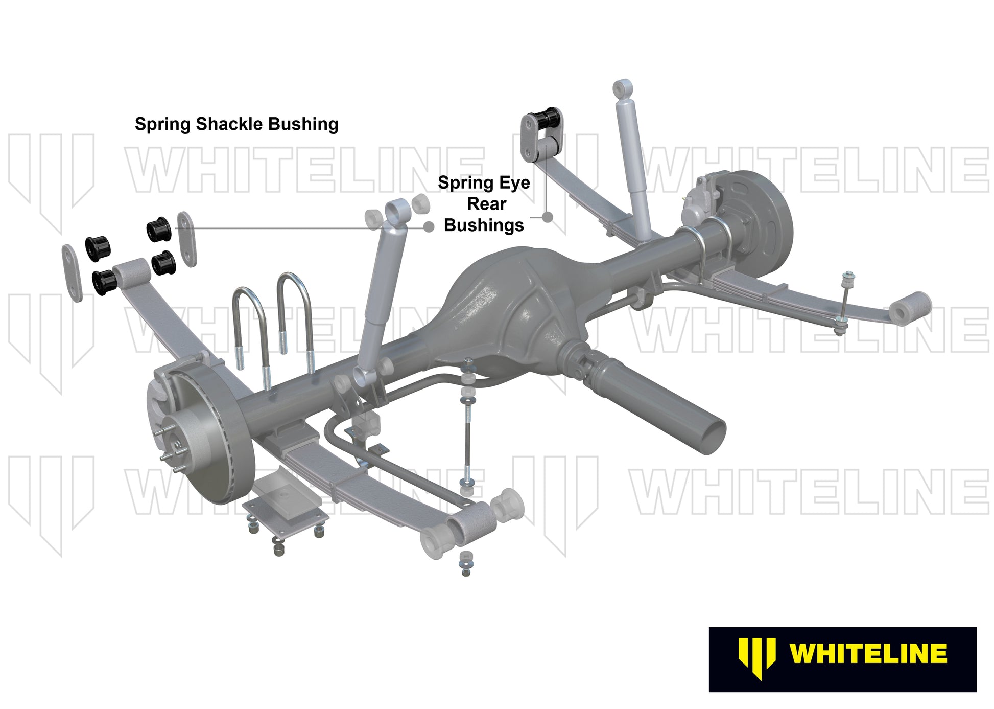 W71412 - Leaf Spring - Rear Eye Bushing Kit