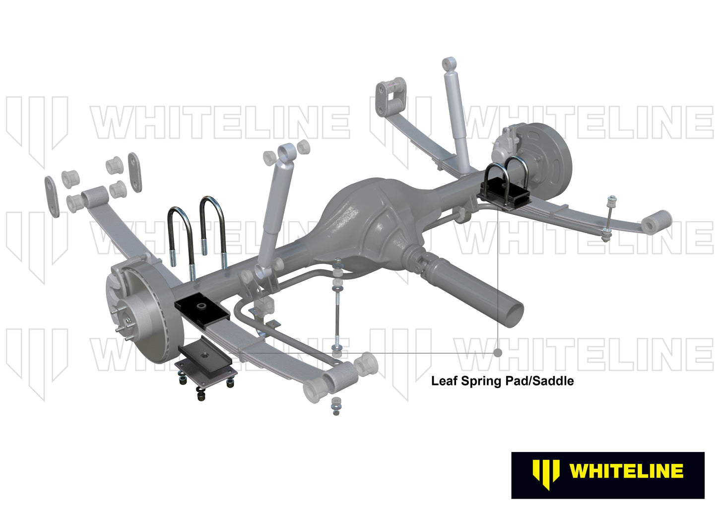 W71413 - Leaf Spring - To Saddle Insulator Bushing Kit