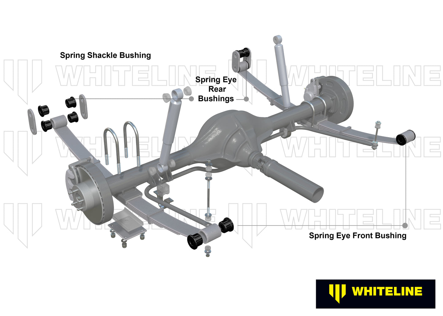 W71424 - Leaf Spring - Bushing Kit