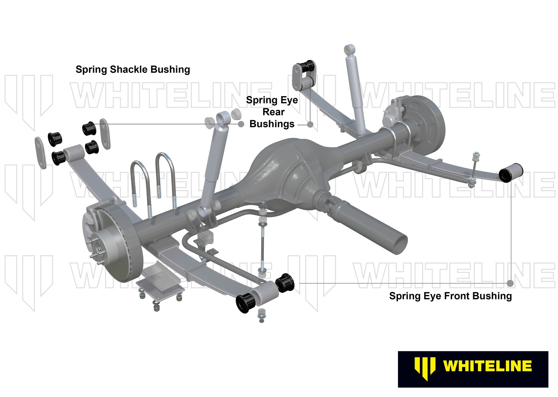 W71424 - Leaf Spring - Bushing Kit