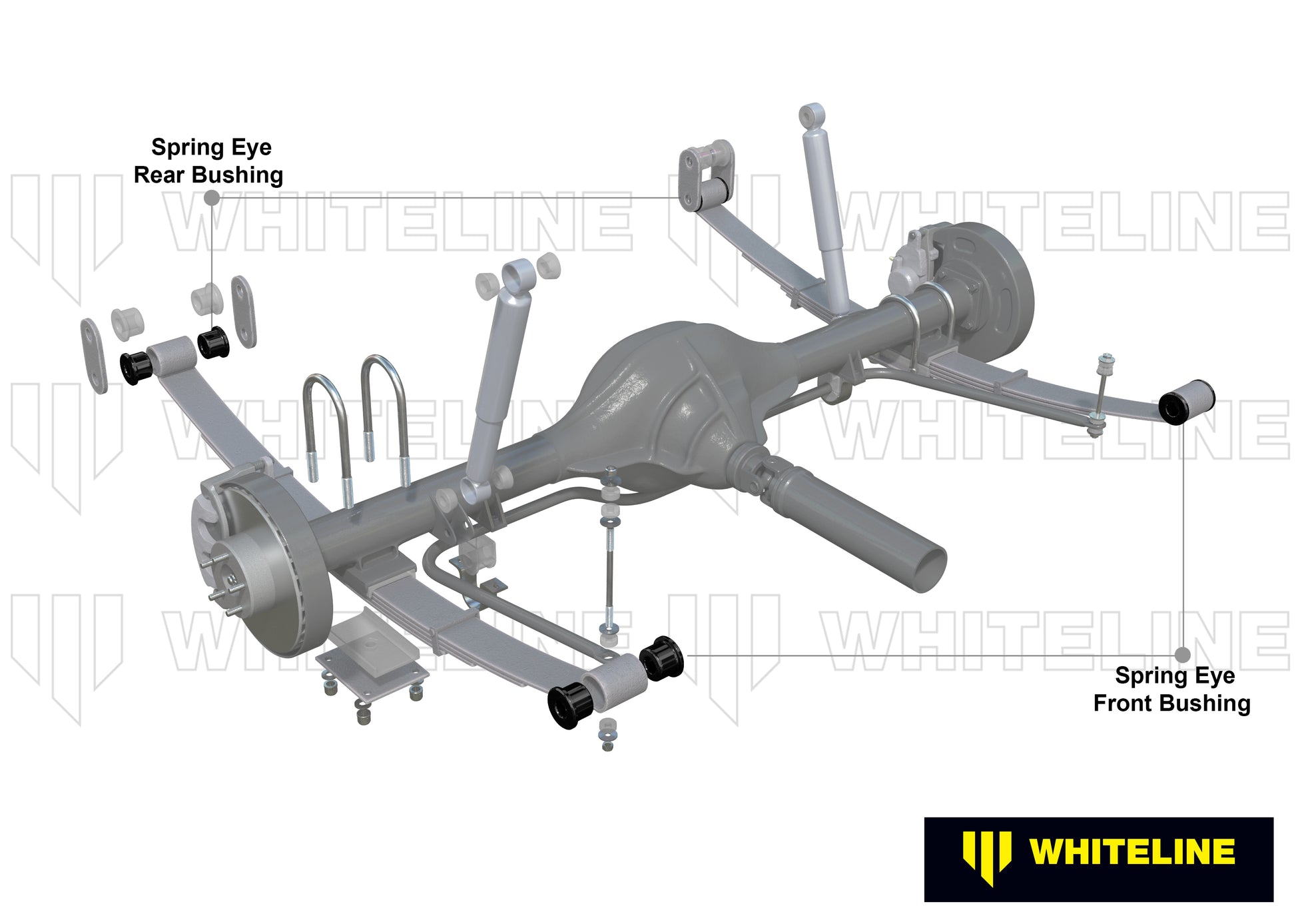 W72256 - Leaf Spring - Front Eye Bushing Kit