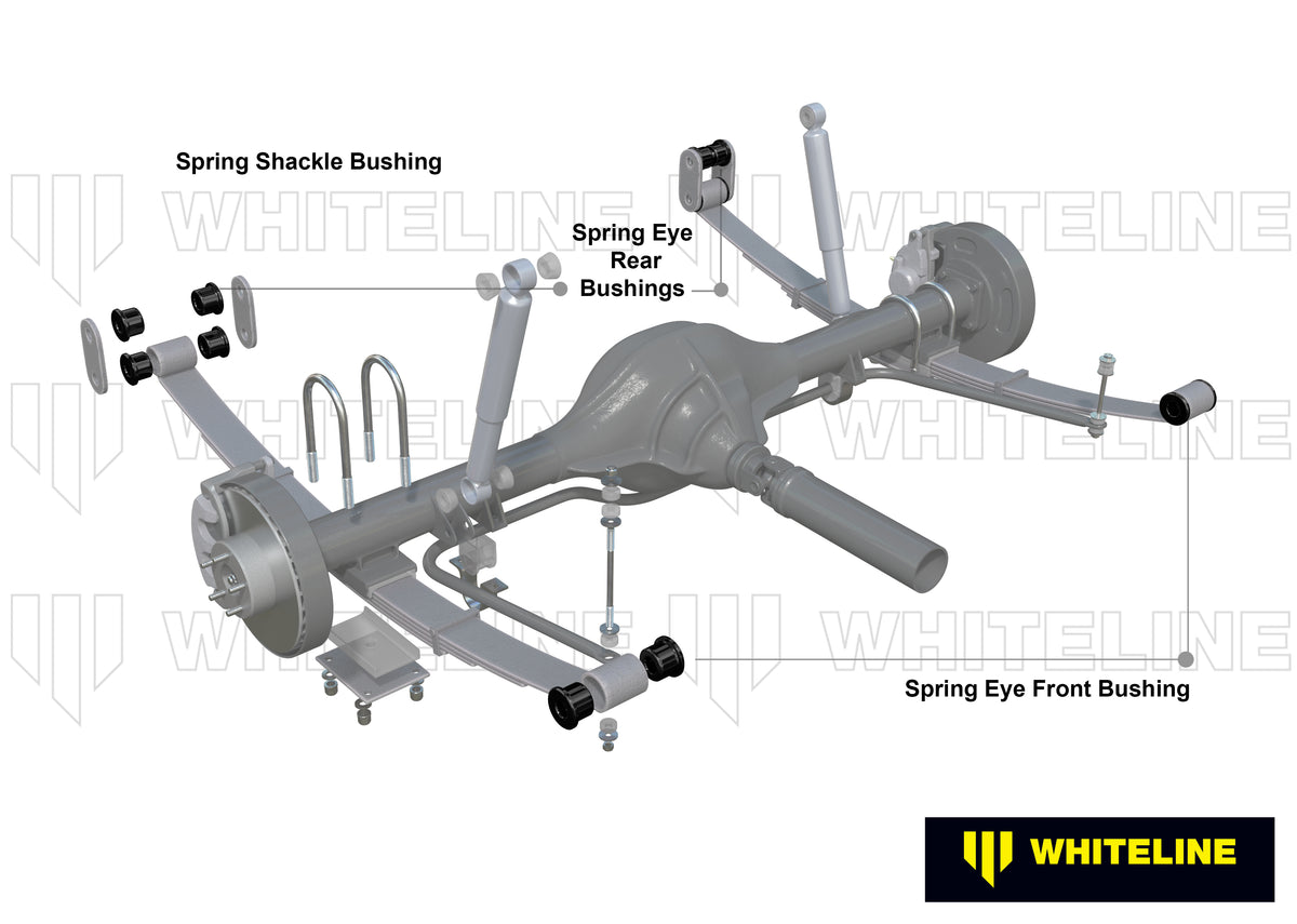 WEK021 - Leaf Spring - Bushing Kit
