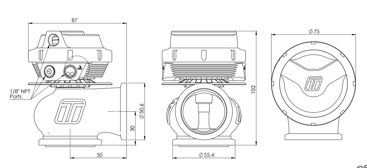 Turbosmart Gen-V WG40 Comp-Gate40 14psi Sleeper - img 2