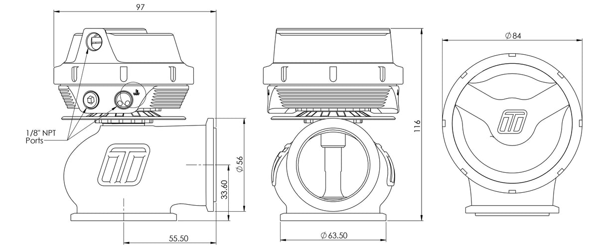 Turbosmart Gen-V WG45 Hyper-Gate45 14psi Sleeper - img 2