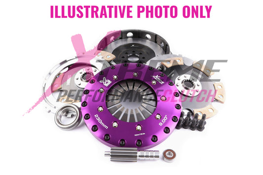 Xtreme Performance - 230mm Rigid Ceramic Twin Plate Clutch Kit Incl Flywheel 1800Nm