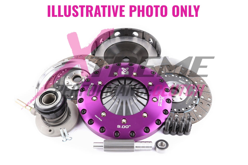 Xtreme Performance - 230mm Organic Twin Plate Clutch Kit Incl Flywheel & CSC 1200Nm
