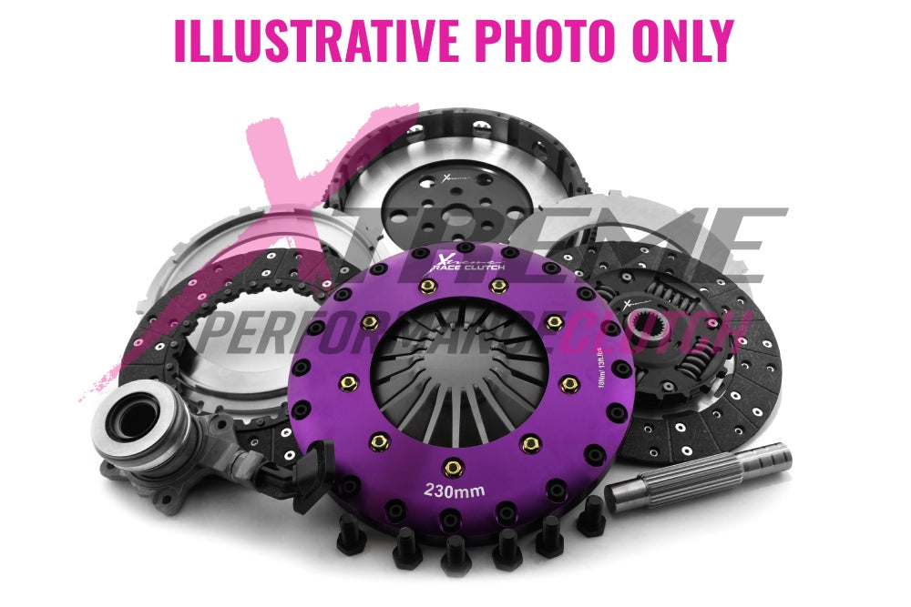 Xtreme Performance - 270mm Organic Twin Plate Clutch Kit Incl Flywheel & CSC 1300Nm
