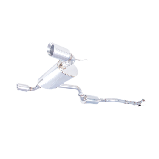 Xforce 3" Turbo-Back System with Varex Muffler, 304 Stainless Steel