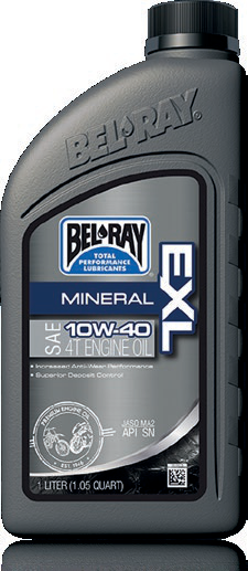 Bel-Ray EXL Mineral 4T Engine Oil 10W-40