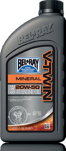 Bel-Ray V-Twin Mineral Engine Oil 20W-50