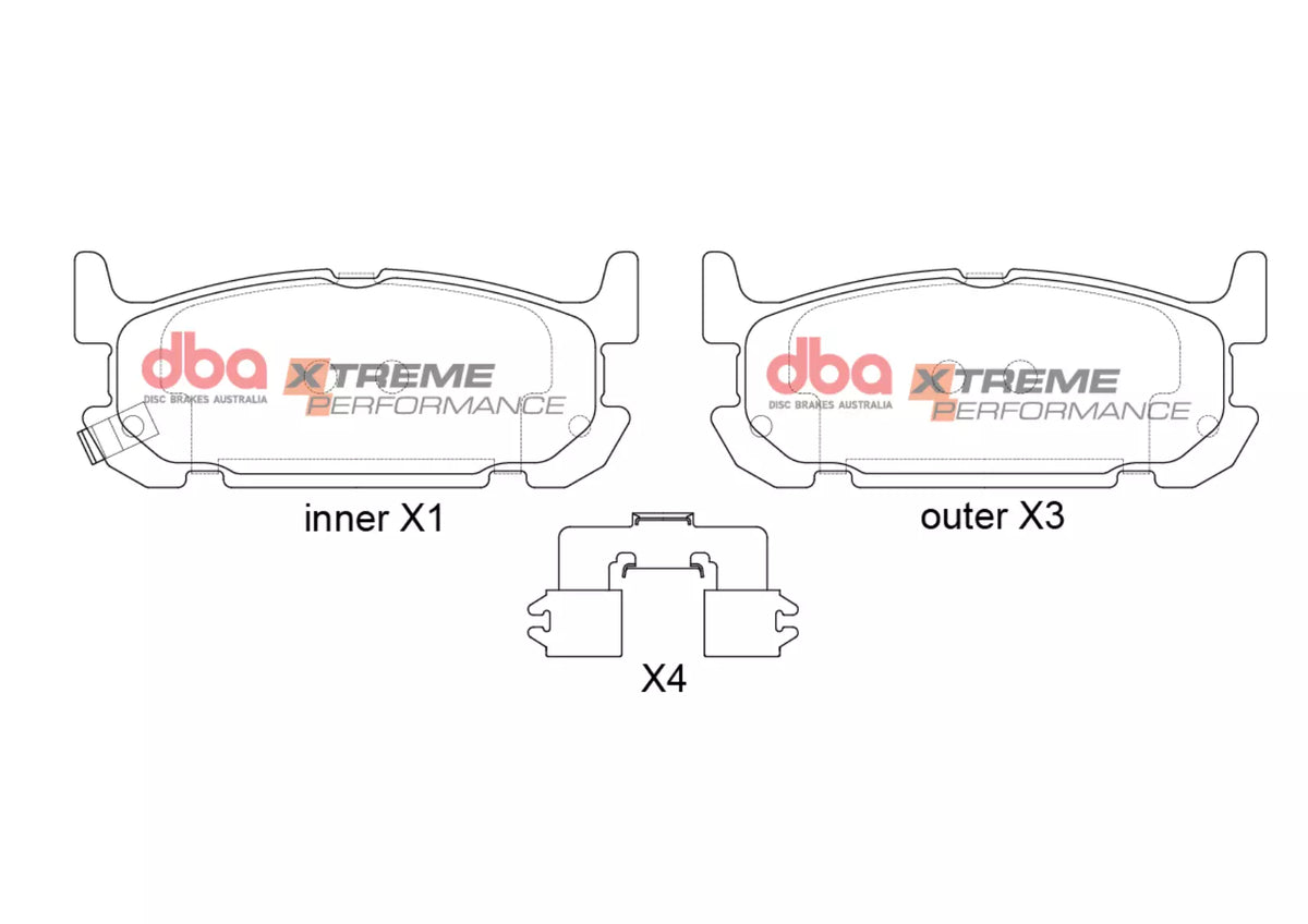 DBA DB1508XP - Brake Pads Xtreme Performance