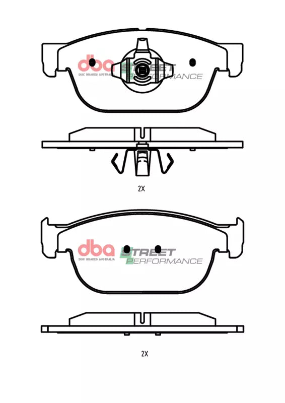 DBA DB15116SP - Brake Pads Street Performance | Front