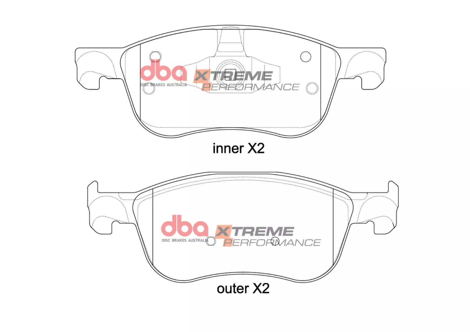 DBA DB15149XP - Brake Pads Xtreme Performance | Front Axle