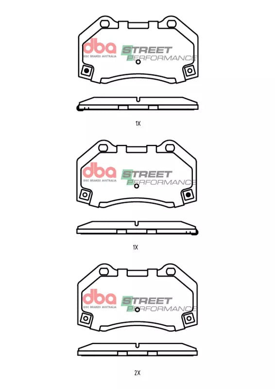 DBA DB15306SP - Brake Pads Street Performance | Front