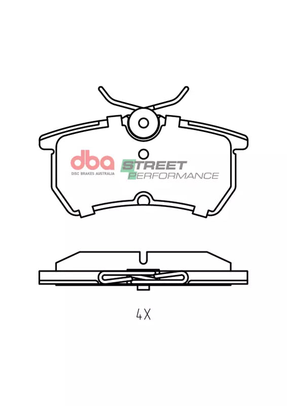 DBA DB1759SP - Brake Pads Street Performance | Rear