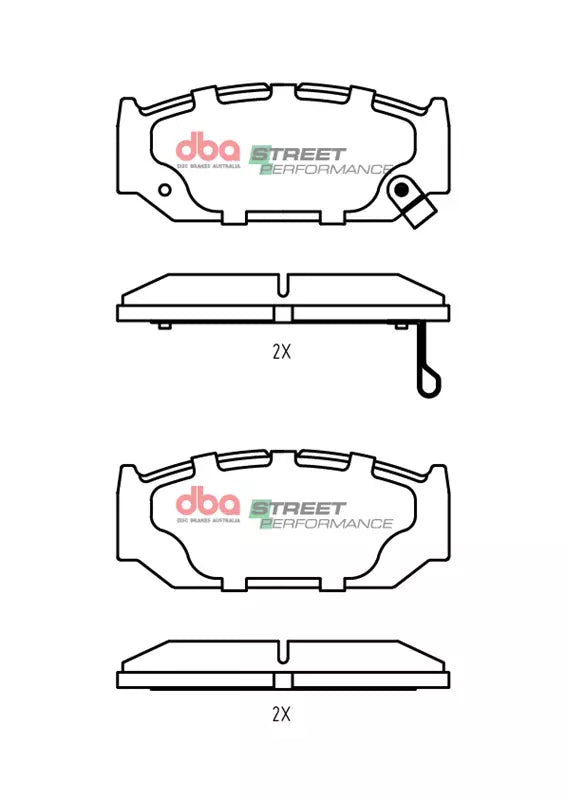DBA DB1818SP - Brake Pads Street Performance | Front