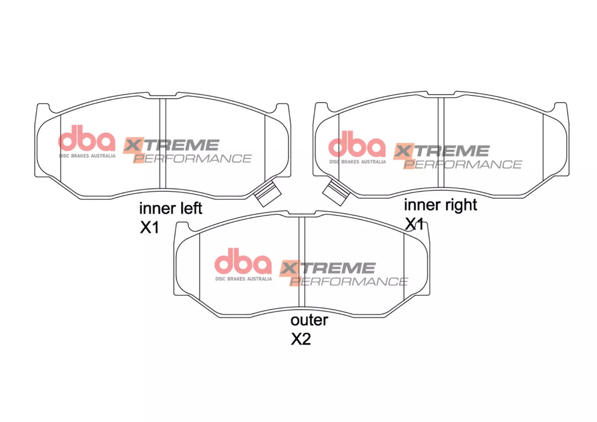 DBA DB1818XP - Brake Pads Xtreme Performance | Front Axle
