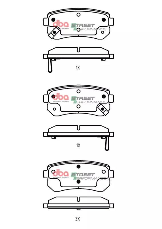 DBA DB1943SP - Brake Pads Street Performance | Front