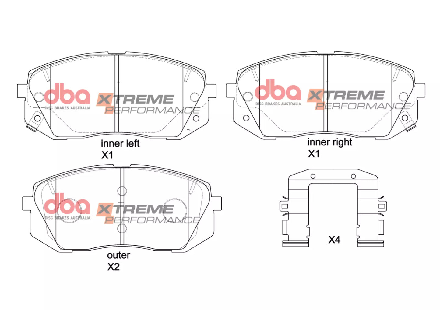DBA DB2174XP - Brake Pads Xtreme Performance | Front Axle