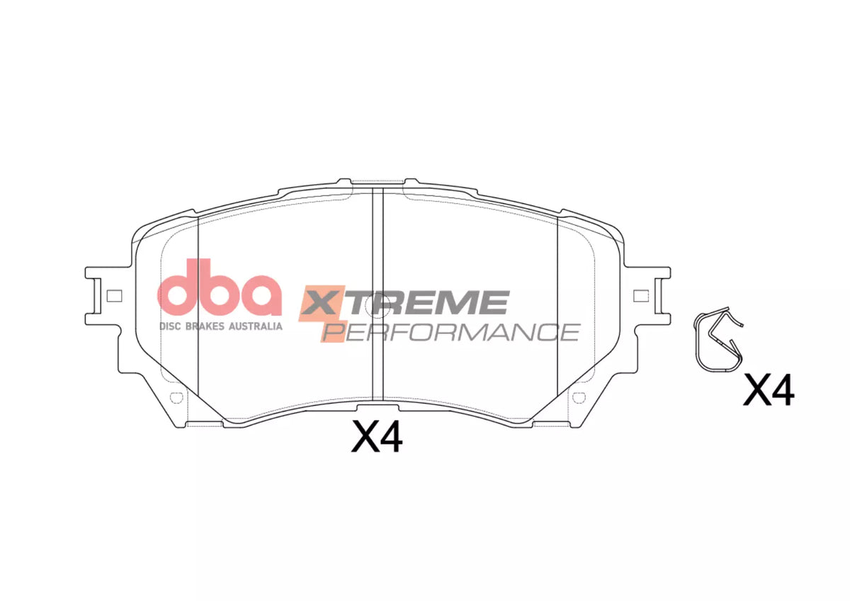 DBA DB2293XP - Brake Pads Xtreme Performance | Front Axle