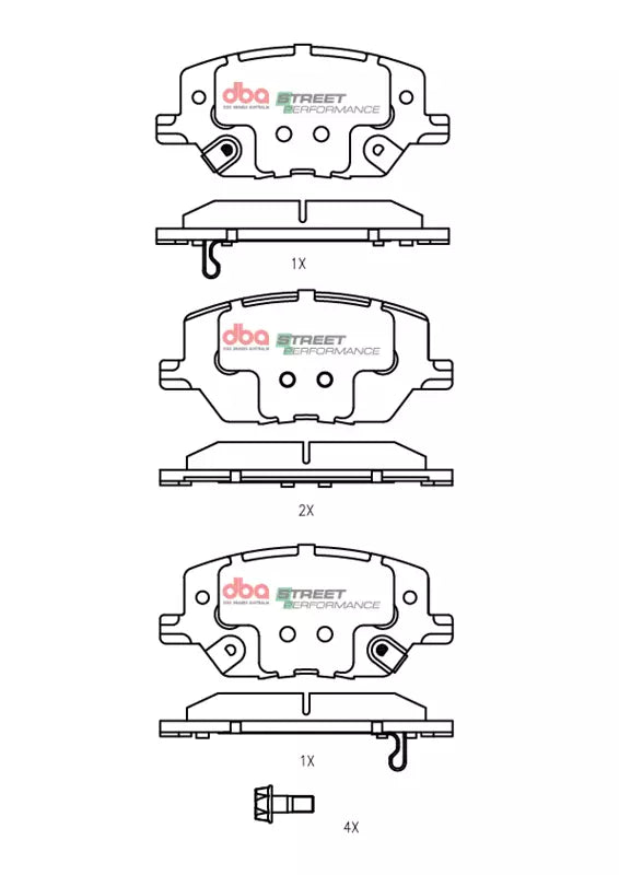DBA DB2399SP - Brake Pads Street Performance | Front