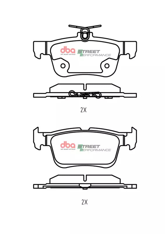DBA DB2406SP - Brake Pads Street Performance | Rear