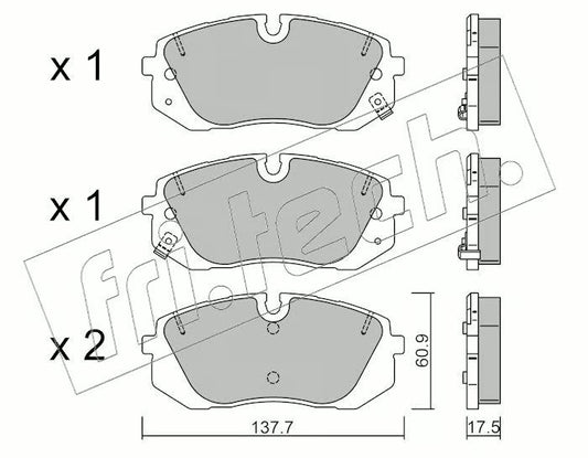 Fri.tech. Hyundai I20 N bc3 1.6 gdi anteriore