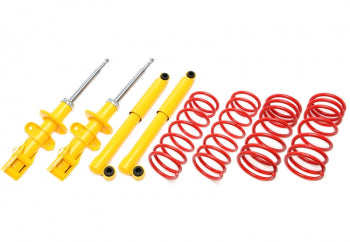 TA Technix sports suspension Lowering: 40/40mm  suitable for: Fiat Panda Type 141A Year of construction 05.1986 - 2003  maximum front axle load: 560kg maximum rear axle load: 590kg