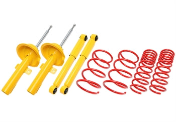 TA Technix sports suspension Lowering: 35/35mm  suitable for: Ford Mondeo Tournament Type BNP Year of manufacture 10.1996 - 2000  maximum front axle load: 1050kg maximum rear axle load: 1100kg