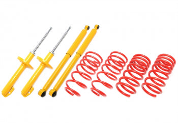 TA Technix sports suspension Lowering: 40/40mm  suitable for: Ford Sierra Type GBC / GBG year of construction 1987 - 1993 with con. VA springs roll-in  maximum front axle load: 850kg maximum rear axle