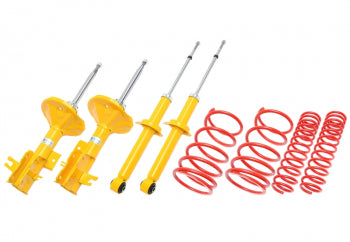 TA Technix sports suspension Lowering: 40/40mm  suitable for: Mitsubishi Carisma Type DAO 1.8l Year of construction 1995 - 1997  maximum front axle load: 960kg maximum rear axle load: 880kg