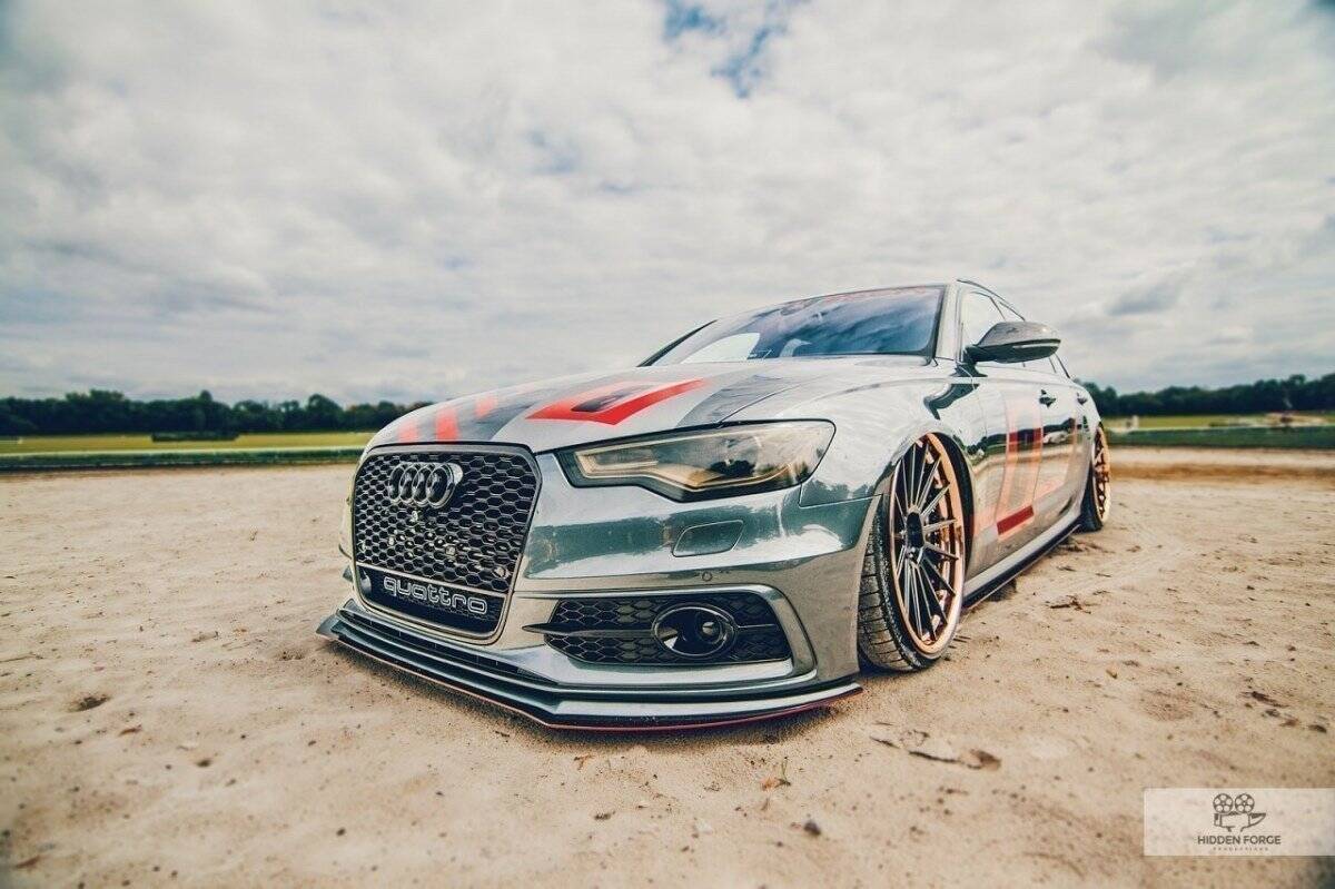 Maxton Design Splitter Anteriore Racing - Audi A6 C7 - img 2