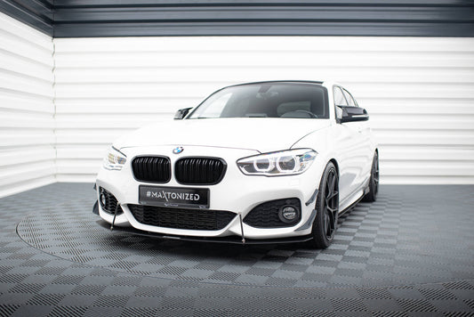 Maxton Design Splitter Anteriore Racing V.1 - BMW Serie 1 F20- F21 Facelift