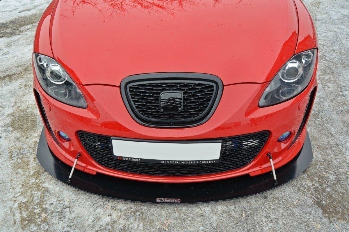 Maxton Design Splitter Anteriore Racing V.1 - Seat Leon Mk2