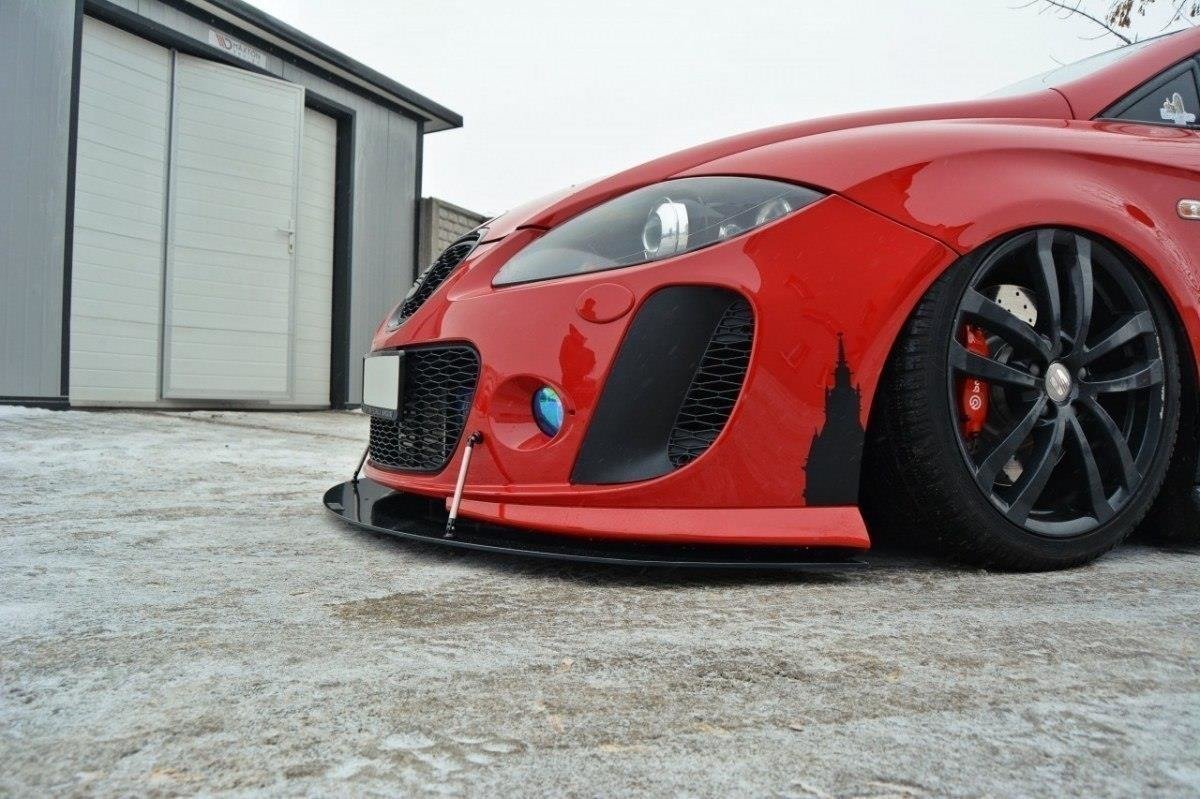 Maxton Design Splitter Anteriore Racing V.1 - Seat Leon Mk2 - img 3