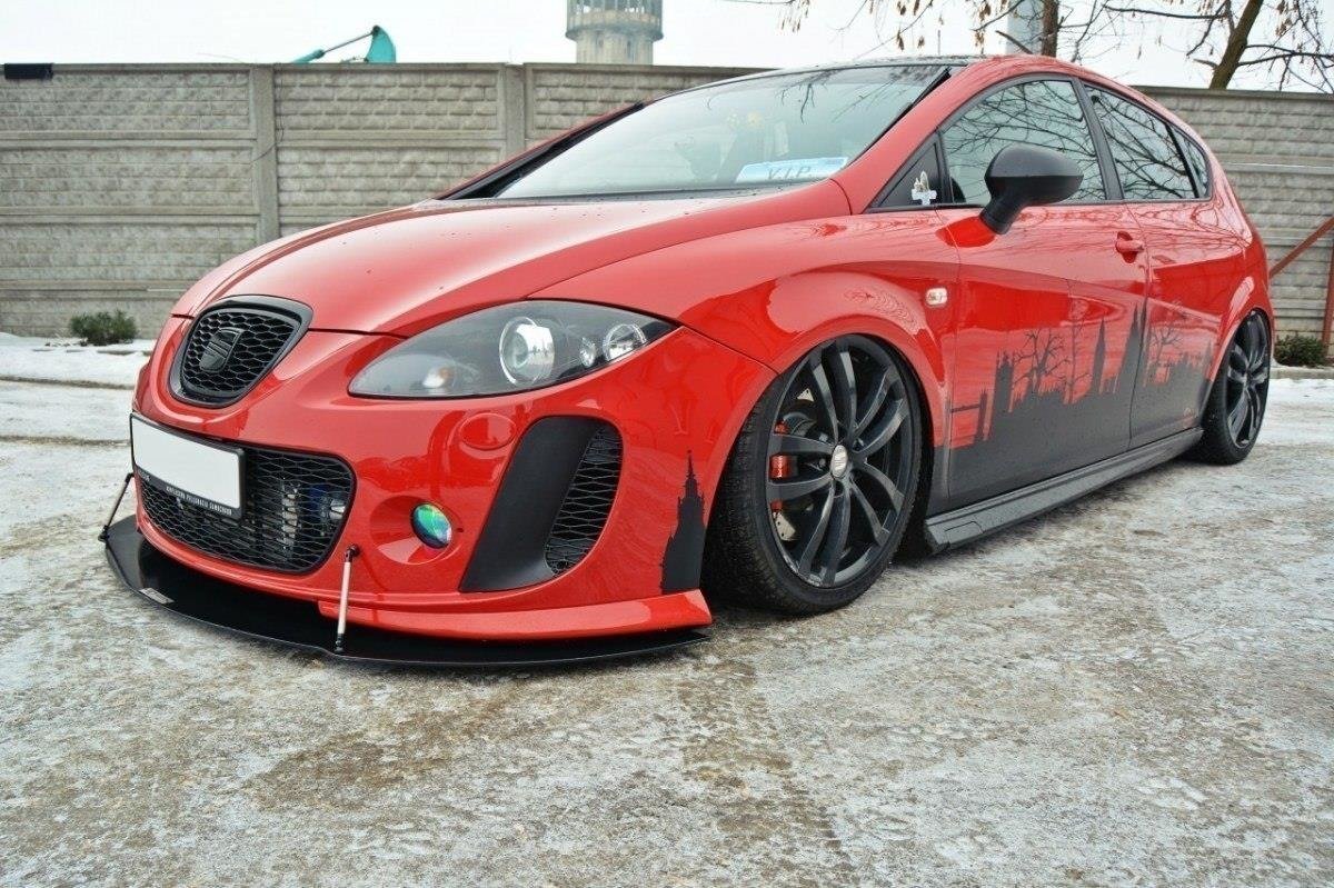 Maxton Design Splitter Anteriore Racing V.2 - Seat Leon Mk2 - img 3