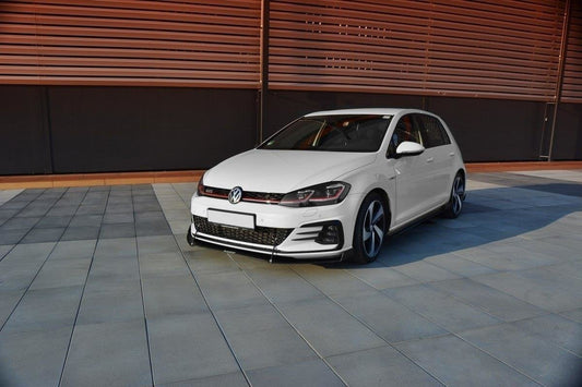 Maxton Design Splitter Anteriore Racing V.2 - Volkswagen Golf GTI Mk7 Facelift