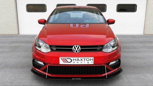 Maxton Design Splitter Anteriore Racing - Volkswagen Polo GTI Mk5 Facelift