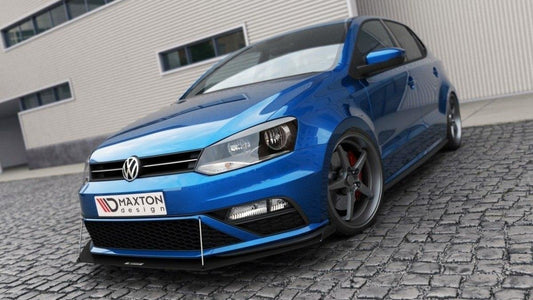 Maxton Design Splitter Anteriore Racing - Volkswagen Polo GTI Mk5 Facelift