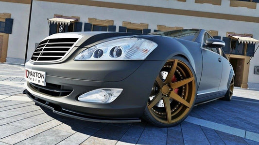 Maxton Design Splitter Anteriore - Mercedes S Klasa Standard
