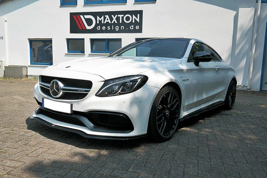 Maxton Design Splitter Anteriore V.1 - Mercedes C Klasa C63 AMG