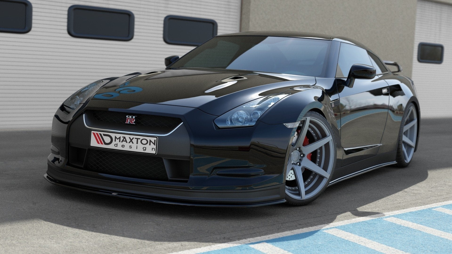 Maxton Design Splitter Anteriore V.2 - Nissan GT-R