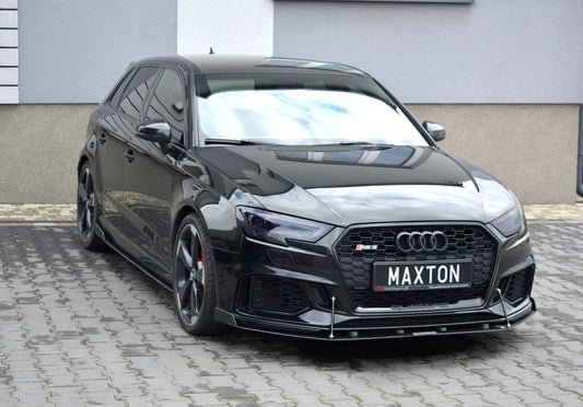 Maxton Design Splitter Anteriore Racing V.2 - Audi A3 8V FL