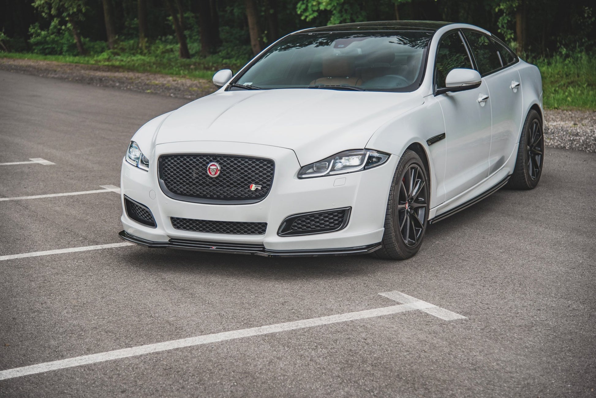 Maxton Design Splitter Anteriore - Jaguar XJ Facelift