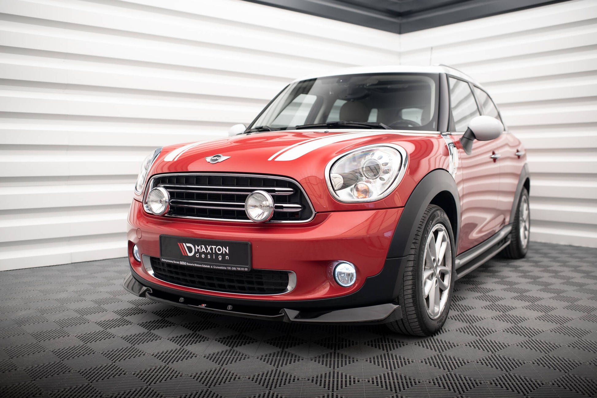 Maxton Design Splitter Anteriore - Mini Countryman R60 Facelift