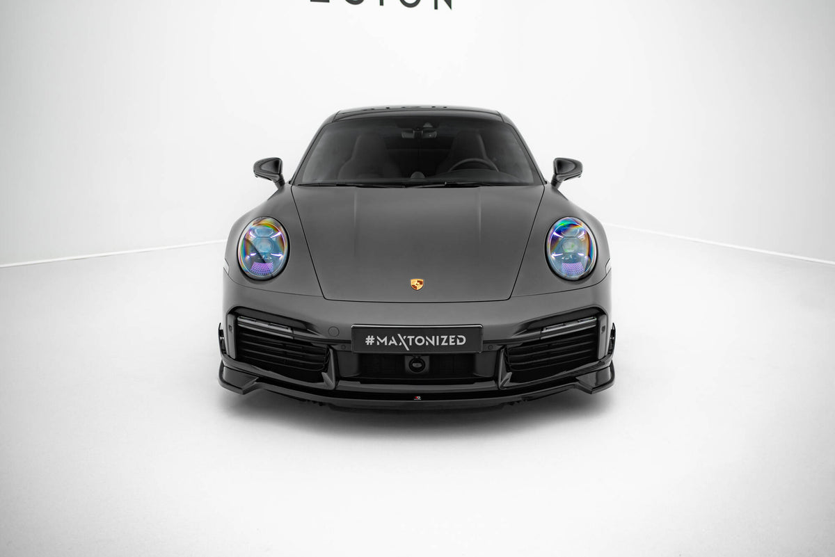 Maxton Design Splitter Anteriore - Porsche 911 Turbo S Sport Package - img 2