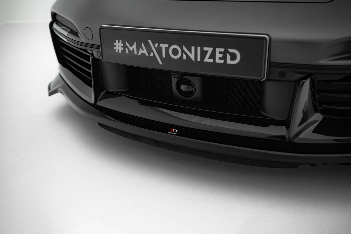 Maxton Design Splitter Anteriore - Porsche 911 Turbo S Sport Package - img 3