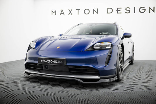 Maxton Design Splitter Anteriore - Porsche Taycan Mk1