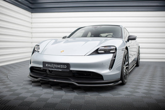 Maxton Design Splitter Anteriore - Porsche Taycan Mk1