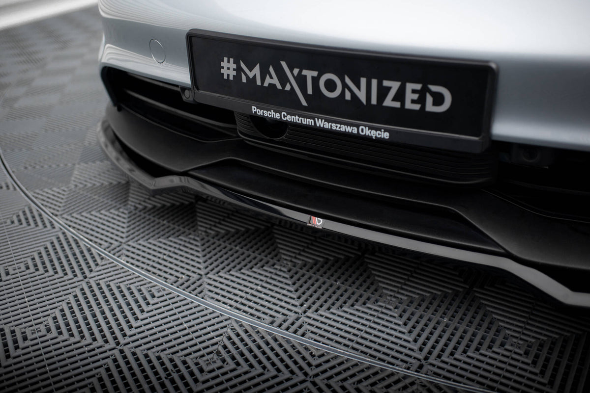 Maxton Design Splitter Anteriore - Porsche Taycan Mk1 - img 3